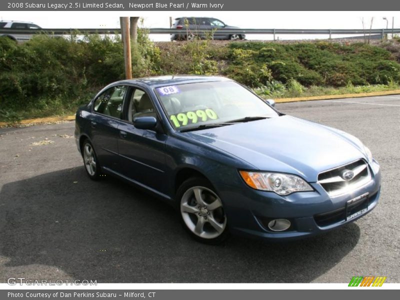 Newport Blue Pearl / Warm Ivory 2008 Subaru Legacy 2.5i Limited Sedan