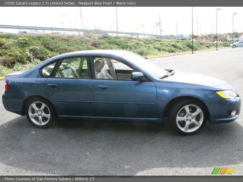 Newport Blue Pearl / Warm Ivory 2008 Subaru Legacy 2.5i Limited Sedan