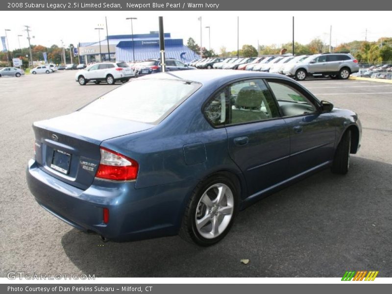 Newport Blue Pearl / Warm Ivory 2008 Subaru Legacy 2.5i Limited Sedan
