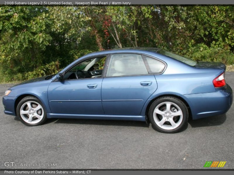 Newport Blue Pearl / Warm Ivory 2008 Subaru Legacy 2.5i Limited Sedan