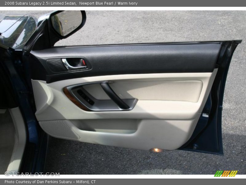 Newport Blue Pearl / Warm Ivory 2008 Subaru Legacy 2.5i Limited Sedan
