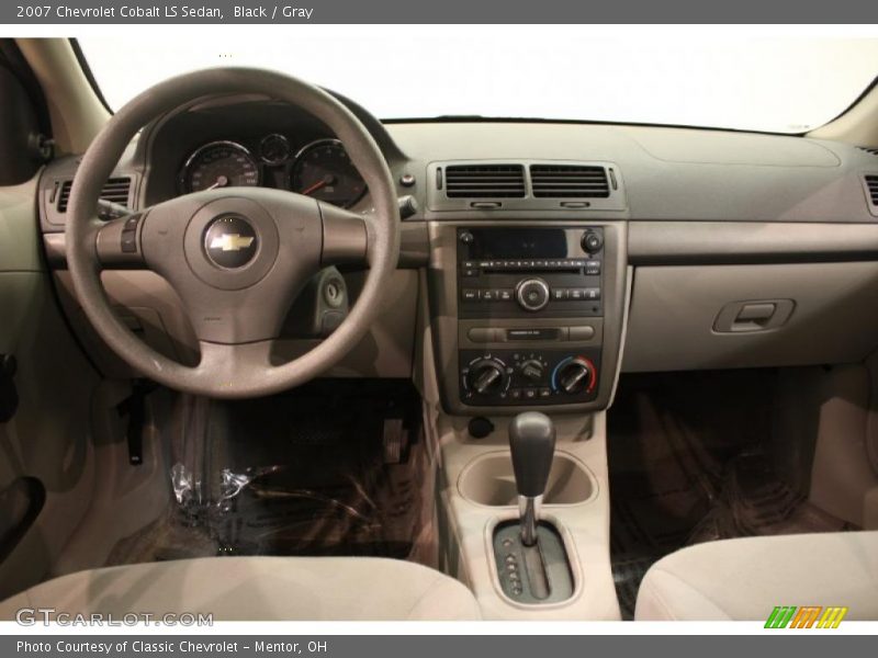 Black / Gray 2007 Chevrolet Cobalt LS Sedan