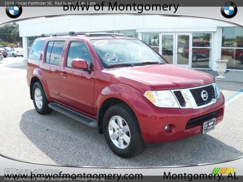 Red Brawn / Cafe Latte 2008 Nissan Pathfinder SE