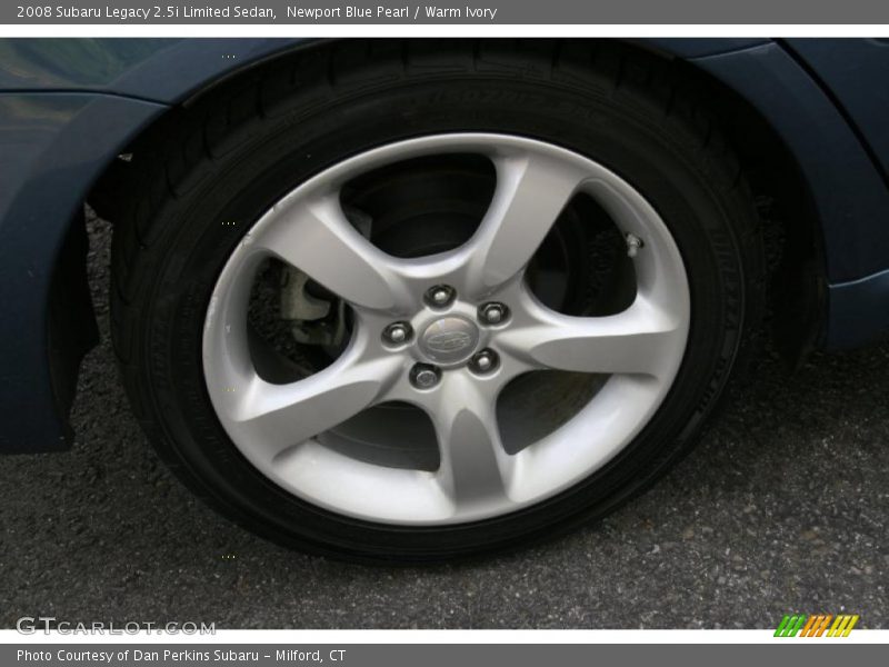 Newport Blue Pearl / Warm Ivory 2008 Subaru Legacy 2.5i Limited Sedan