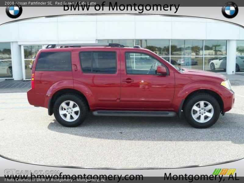 Red Brawn / Cafe Latte 2008 Nissan Pathfinder SE