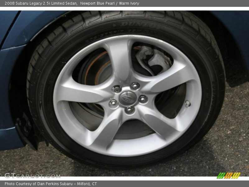 Newport Blue Pearl / Warm Ivory 2008 Subaru Legacy 2.5i Limited Sedan