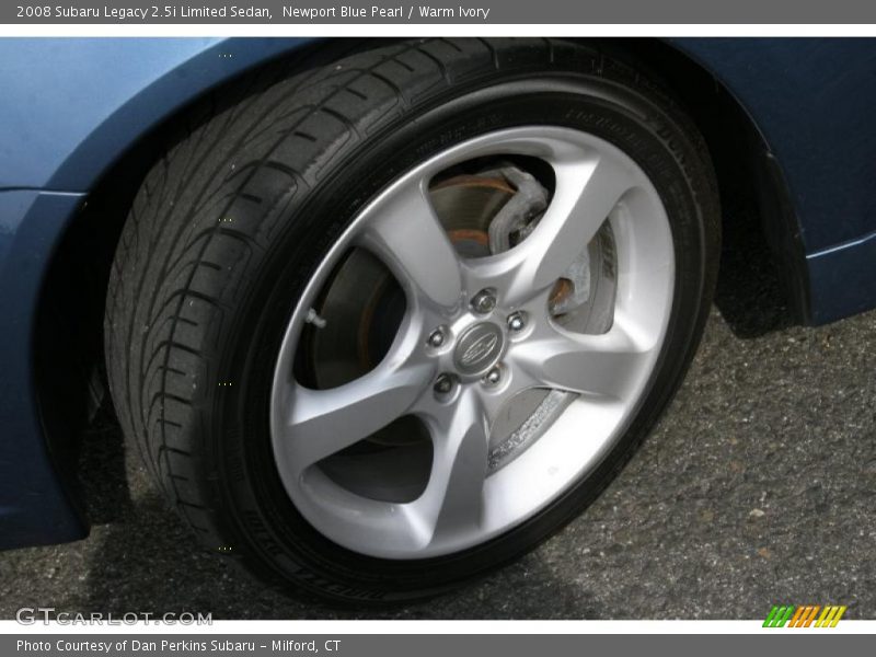 Newport Blue Pearl / Warm Ivory 2008 Subaru Legacy 2.5i Limited Sedan