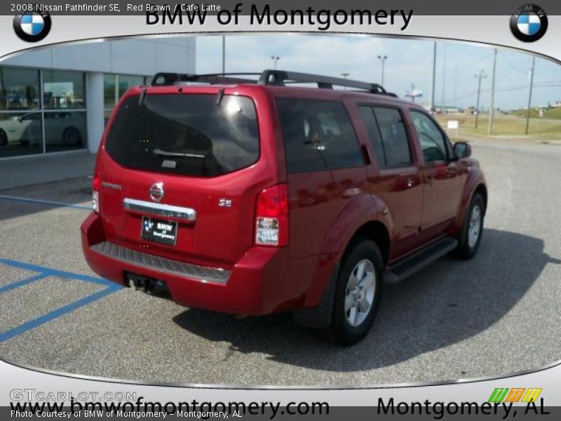 Red Brawn / Cafe Latte 2008 Nissan Pathfinder SE
