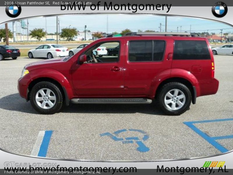 Red Brawn / Cafe Latte 2008 Nissan Pathfinder SE