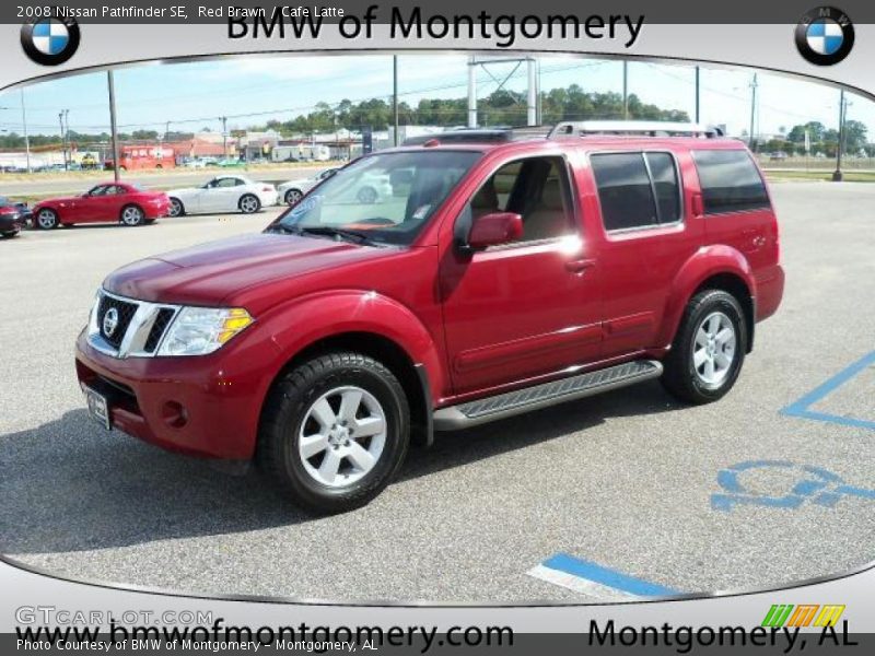 Red Brawn / Cafe Latte 2008 Nissan Pathfinder SE