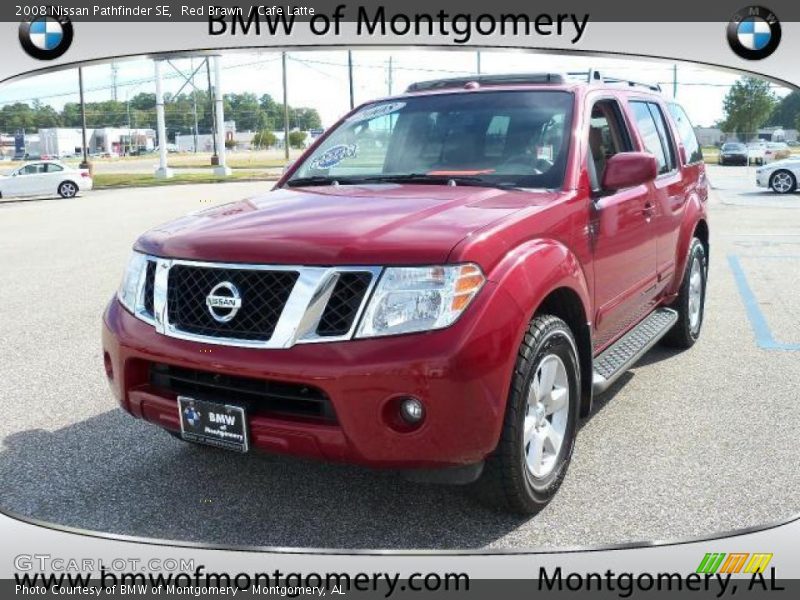 Red Brawn / Cafe Latte 2008 Nissan Pathfinder SE