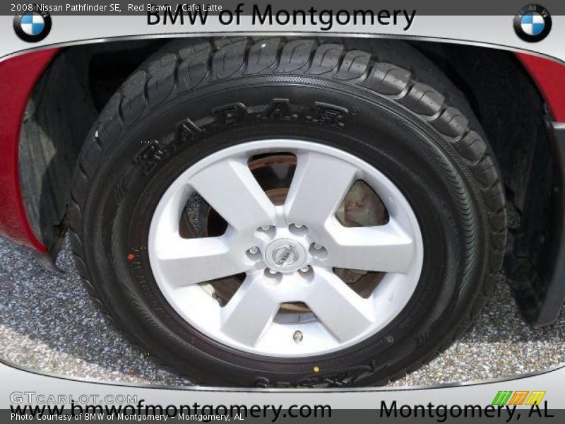 Red Brawn / Cafe Latte 2008 Nissan Pathfinder SE