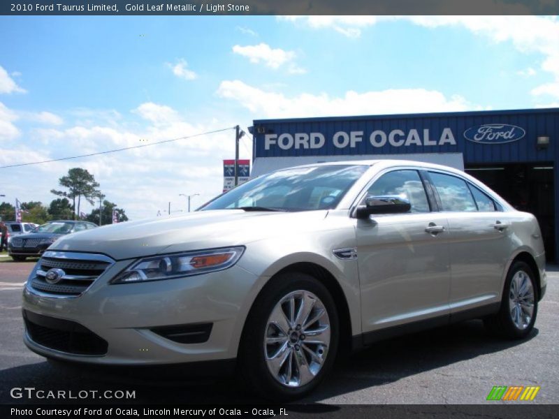 Gold Leaf Metallic / Light Stone 2010 Ford Taurus Limited