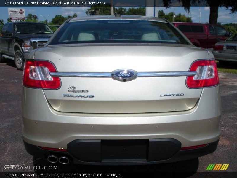 Gold Leaf Metallic / Light Stone 2010 Ford Taurus Limited