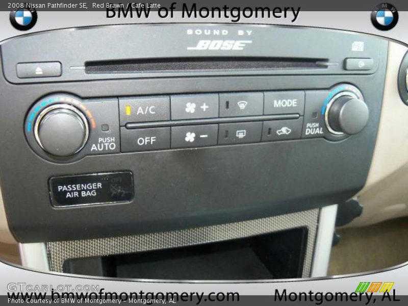 Red Brawn / Cafe Latte 2008 Nissan Pathfinder SE
