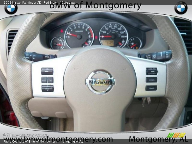 Red Brawn / Cafe Latte 2008 Nissan Pathfinder SE