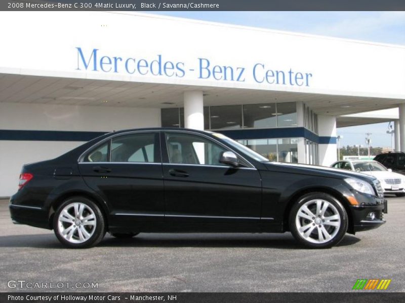 Black / Savanna/Cashmere 2008 Mercedes-Benz C 300 4Matic Luxury