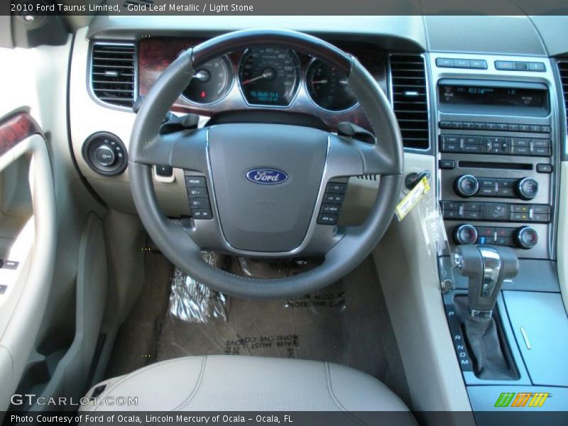 Gold Leaf Metallic / Light Stone 2010 Ford Taurus Limited