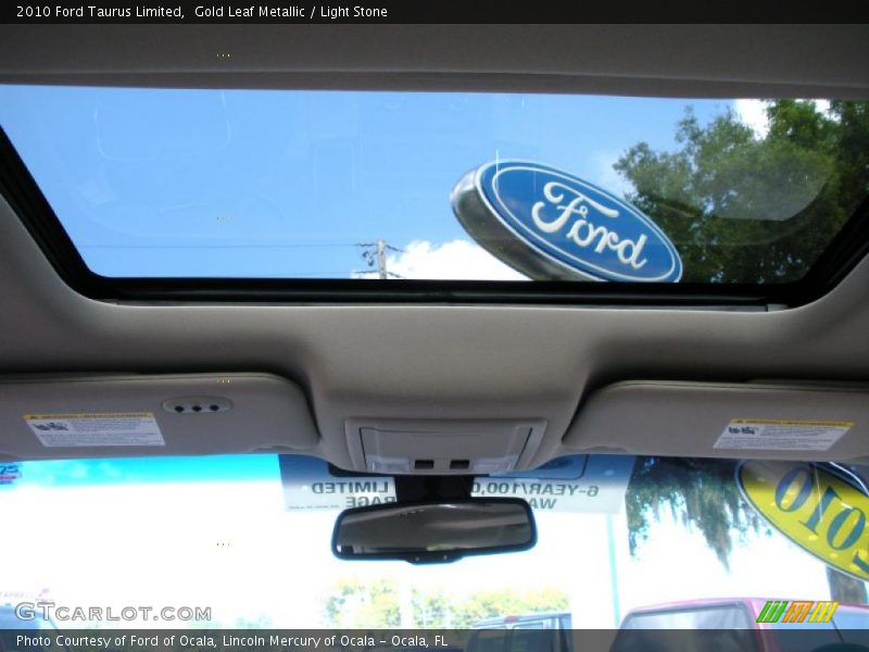 Gold Leaf Metallic / Light Stone 2010 Ford Taurus Limited