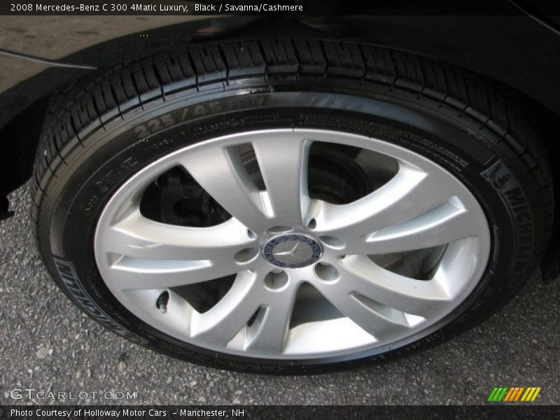 Black / Savanna/Cashmere 2008 Mercedes-Benz C 300 4Matic Luxury