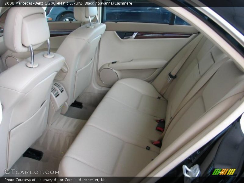 Black / Savanna/Cashmere 2008 Mercedes-Benz C 300 4Matic Luxury