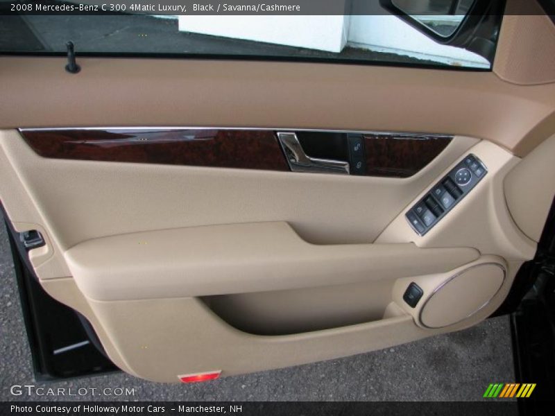 Black / Savanna/Cashmere 2008 Mercedes-Benz C 300 4Matic Luxury