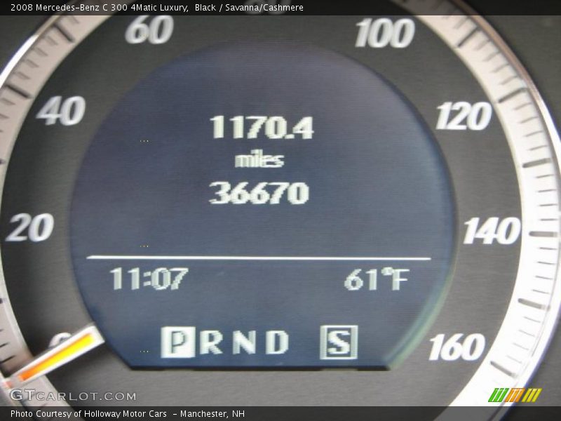 Black / Savanna/Cashmere 2008 Mercedes-Benz C 300 4Matic Luxury