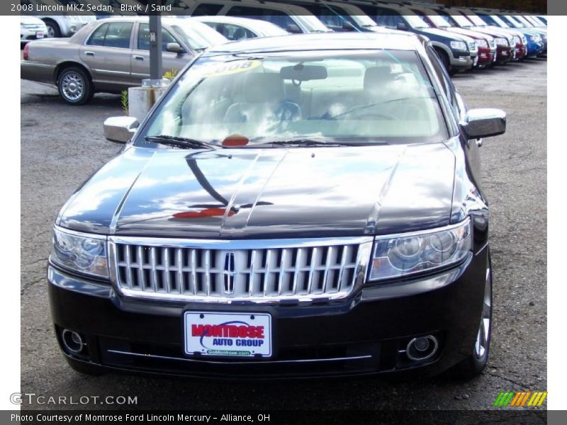 Black / Sand 2008 Lincoln MKZ Sedan