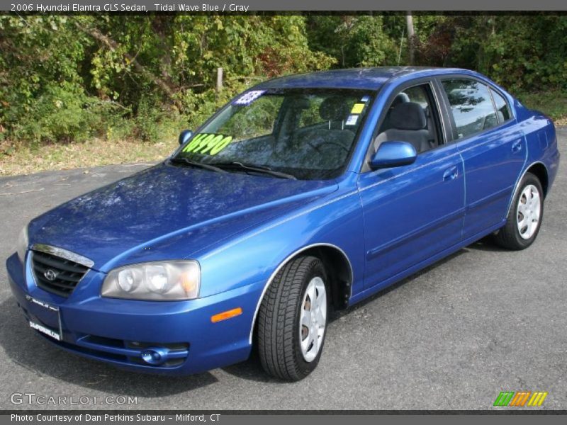 Tidal Wave Blue / Gray 2006 Hyundai Elantra GLS Sedan