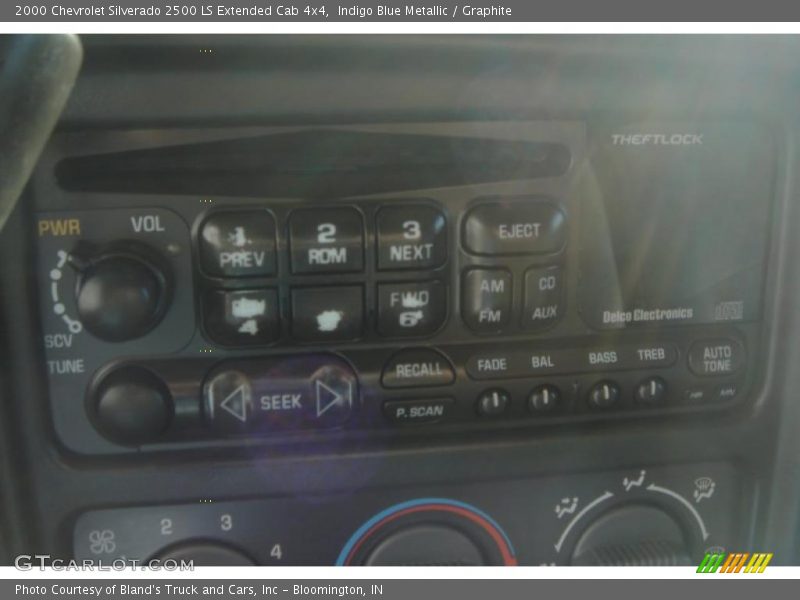 Indigo Blue Metallic / Graphite 2000 Chevrolet Silverado 2500 LS Extended Cab 4x4