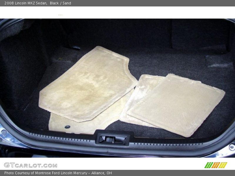 Black / Sand 2008 Lincoln MKZ Sedan