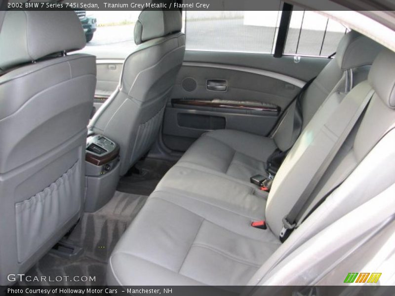  2002 7 Series 745i Sedan Flannel Grey Interior