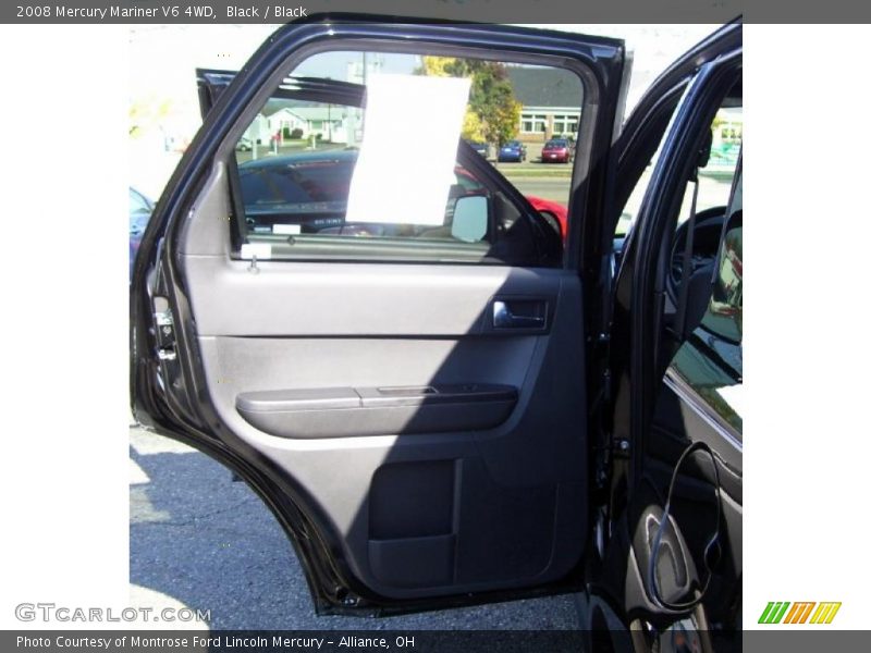 Black / Black 2008 Mercury Mariner V6 4WD