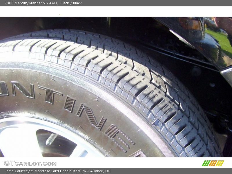 Black / Black 2008 Mercury Mariner V6 4WD