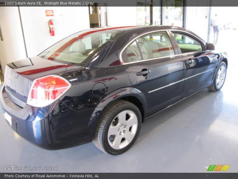 Midnight Blue Metallic / Gray 2007 Saturn Aura XE