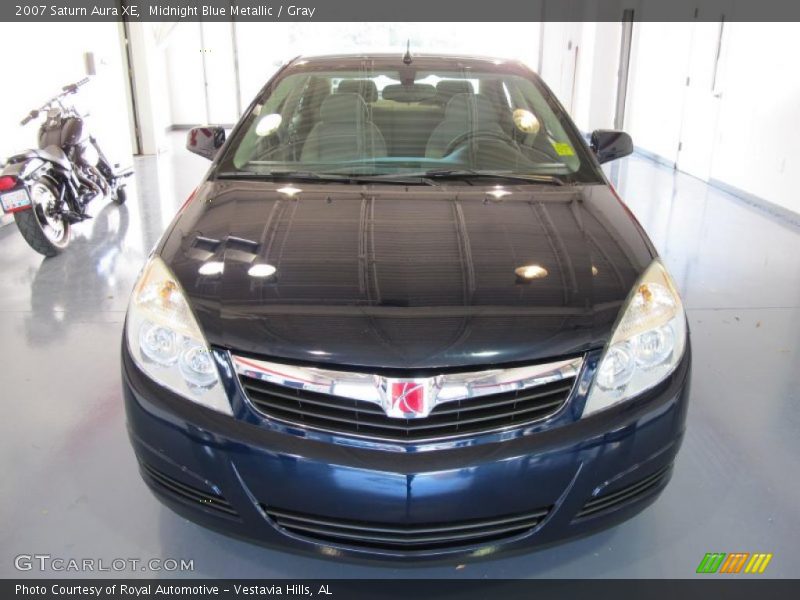 Midnight Blue Metallic / Gray 2007 Saturn Aura XE