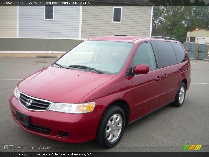 Red Rock Pearl / Quartz Gray 2002 Honda Odyssey EX