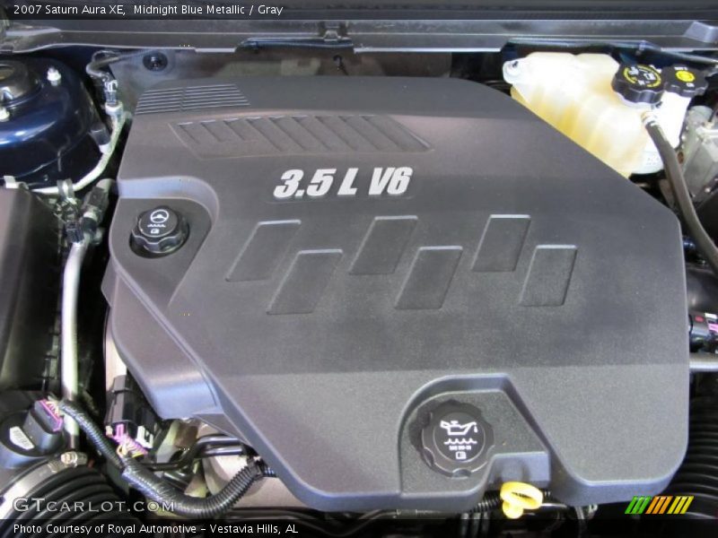 Midnight Blue Metallic / Gray 2007 Saturn Aura XE