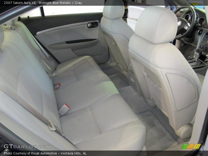 Midnight Blue Metallic / Gray 2007 Saturn Aura XE