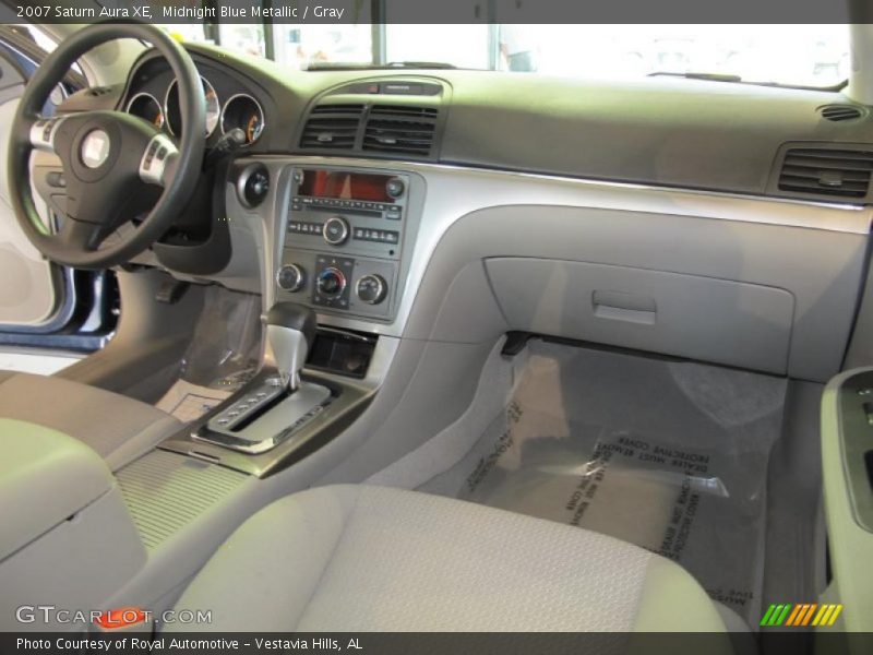 Midnight Blue Metallic / Gray 2007 Saturn Aura XE