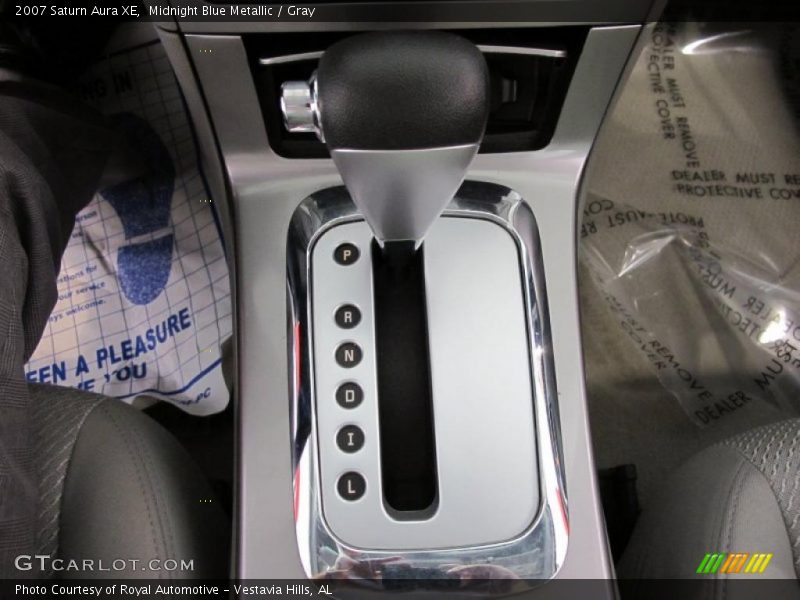 Midnight Blue Metallic / Gray 2007 Saturn Aura XE