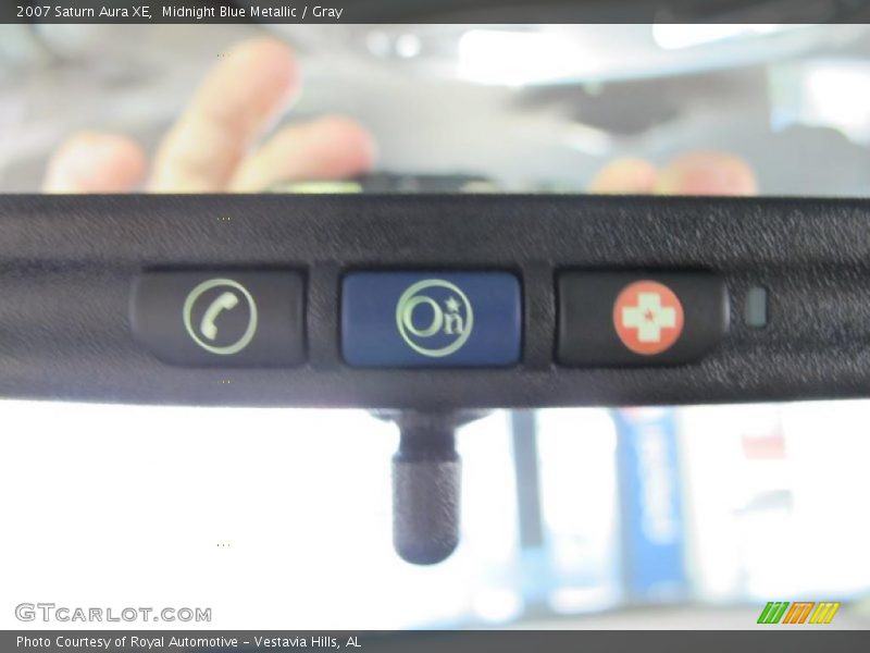 Midnight Blue Metallic / Gray 2007 Saturn Aura XE