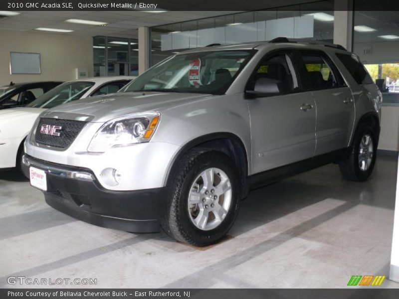 Quicksilver Metallic / Ebony 2010 GMC Acadia SLE