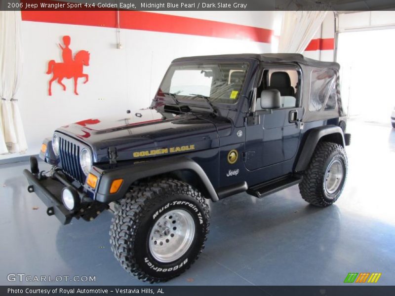 Front 3/4 View of 2006 Wrangler Sport 4x4 Golden Eagle