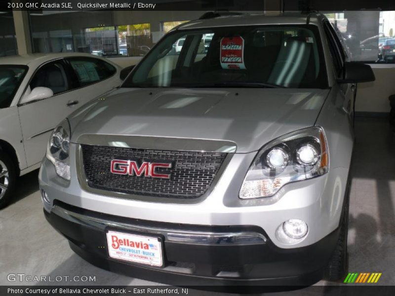 Quicksilver Metallic / Ebony 2010 GMC Acadia SLE