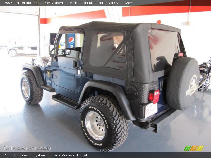 Midnight Blue Pearl / Dark Slate Gray 2006 Jeep Wrangler Sport 4x4 Golden Eagle