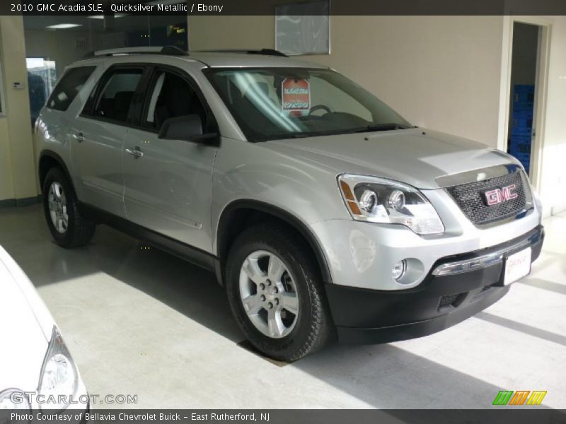 Quicksilver Metallic / Ebony 2010 GMC Acadia SLE