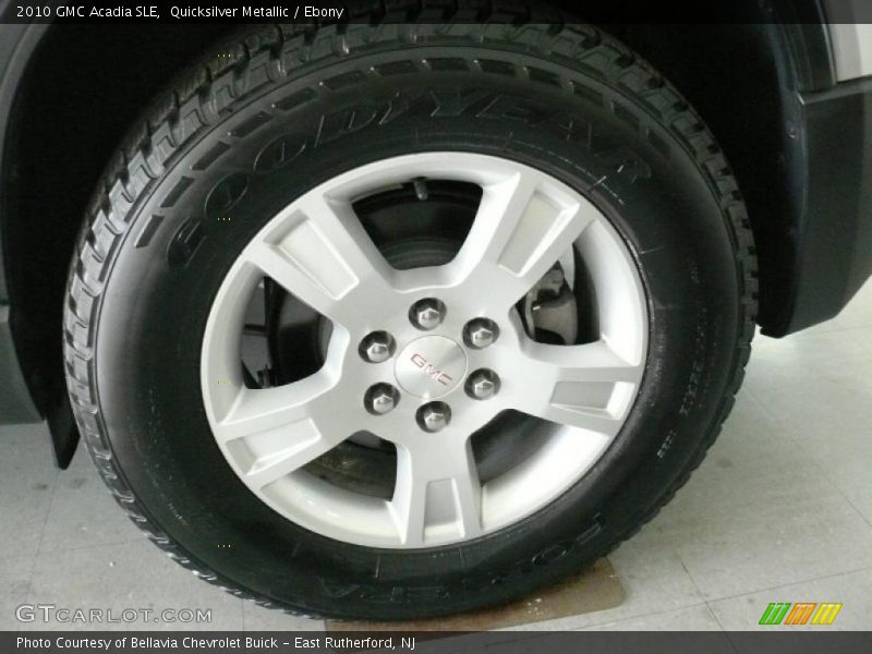 Quicksilver Metallic / Ebony 2010 GMC Acadia SLE