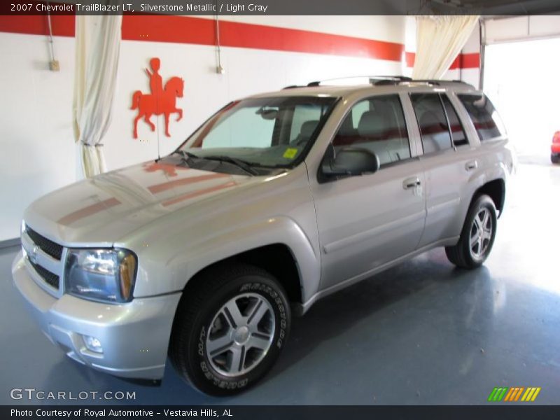 Silverstone Metallic / Light Gray 2007 Chevrolet TrailBlazer LT