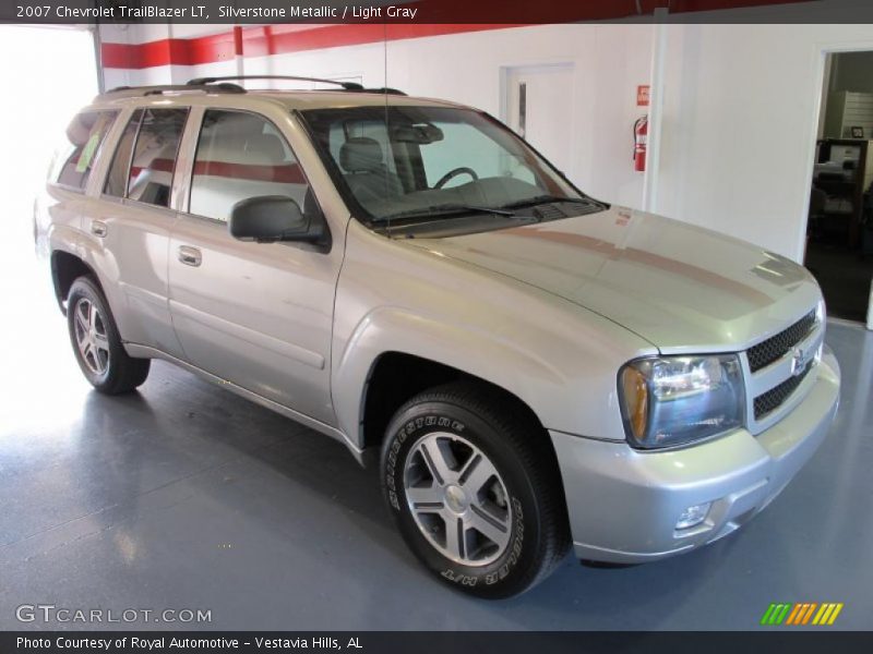 Silverstone Metallic / Light Gray 2007 Chevrolet TrailBlazer LT